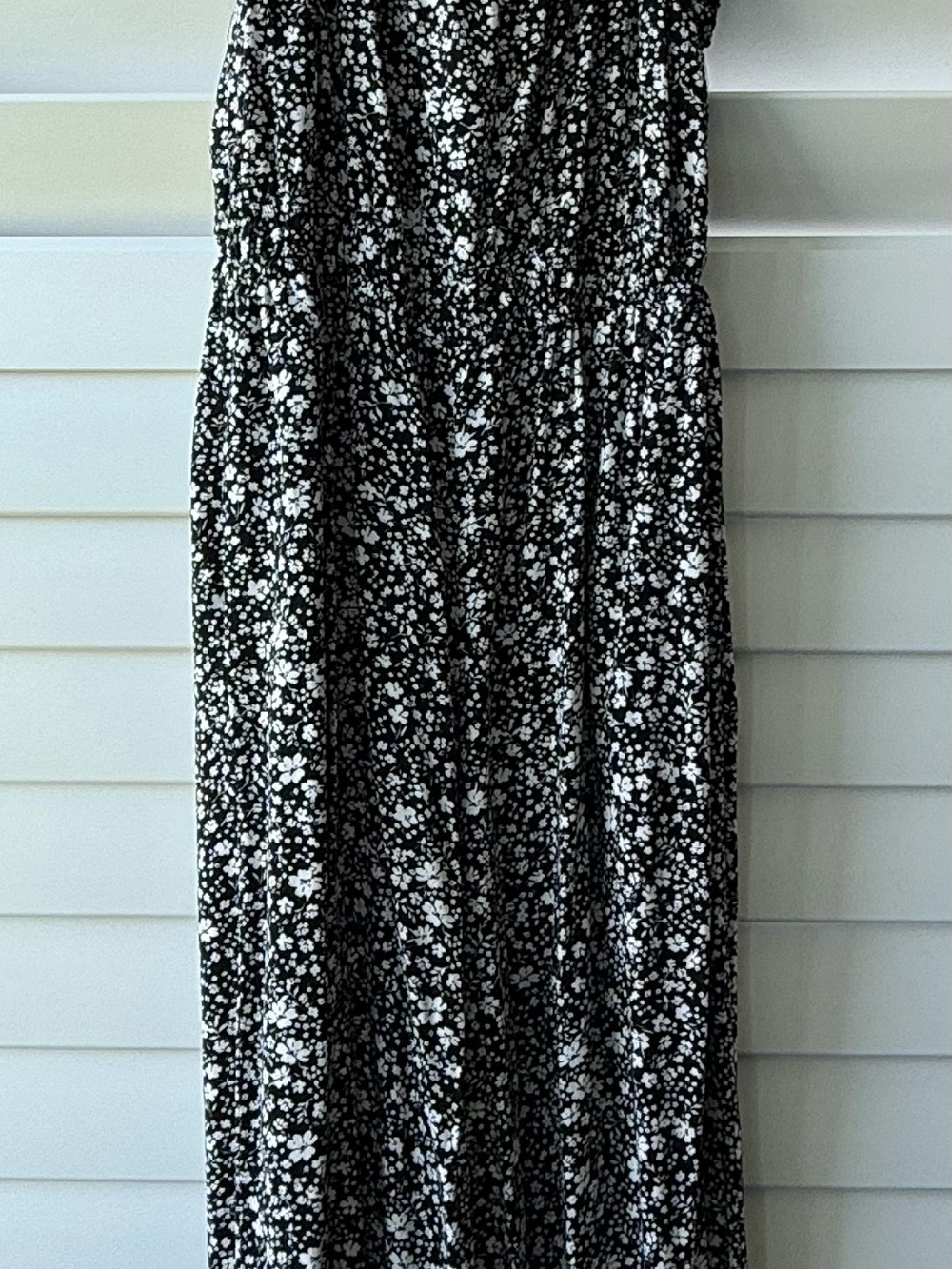 Blue Rain Black & White Floral Jumpsuit